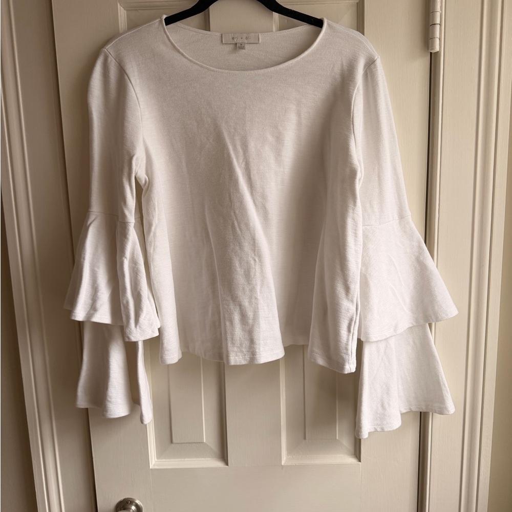 Anthropologie Bell Sleeve Top